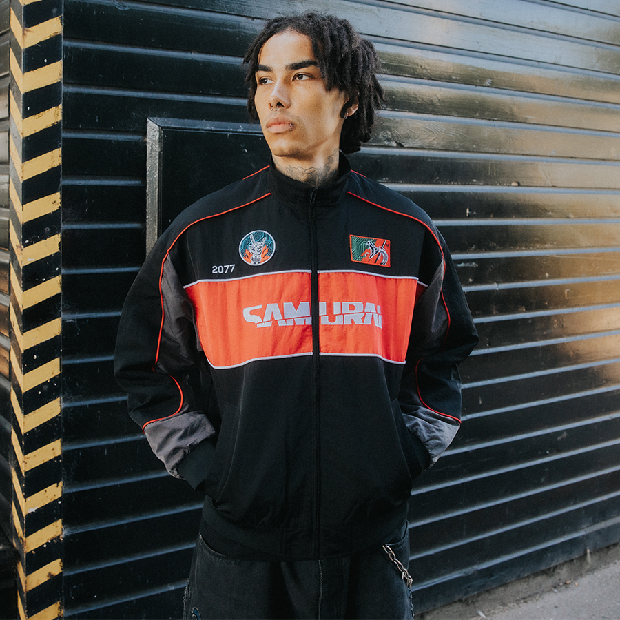 Cyberpunk 2077 : Veste Samurai d'Insert Coin. Cyberpunk 2077 : Veste Samurai d'Insert Coin.