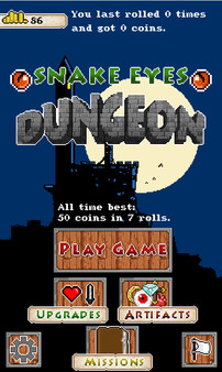 Ãcran titre de Snake Eyes Dungeon, le jeu gratuit d'octobre sur Steam. Ãcran titre de Snake Eyes Dungeon, le jeu gratuit d'octobre sur Steam.