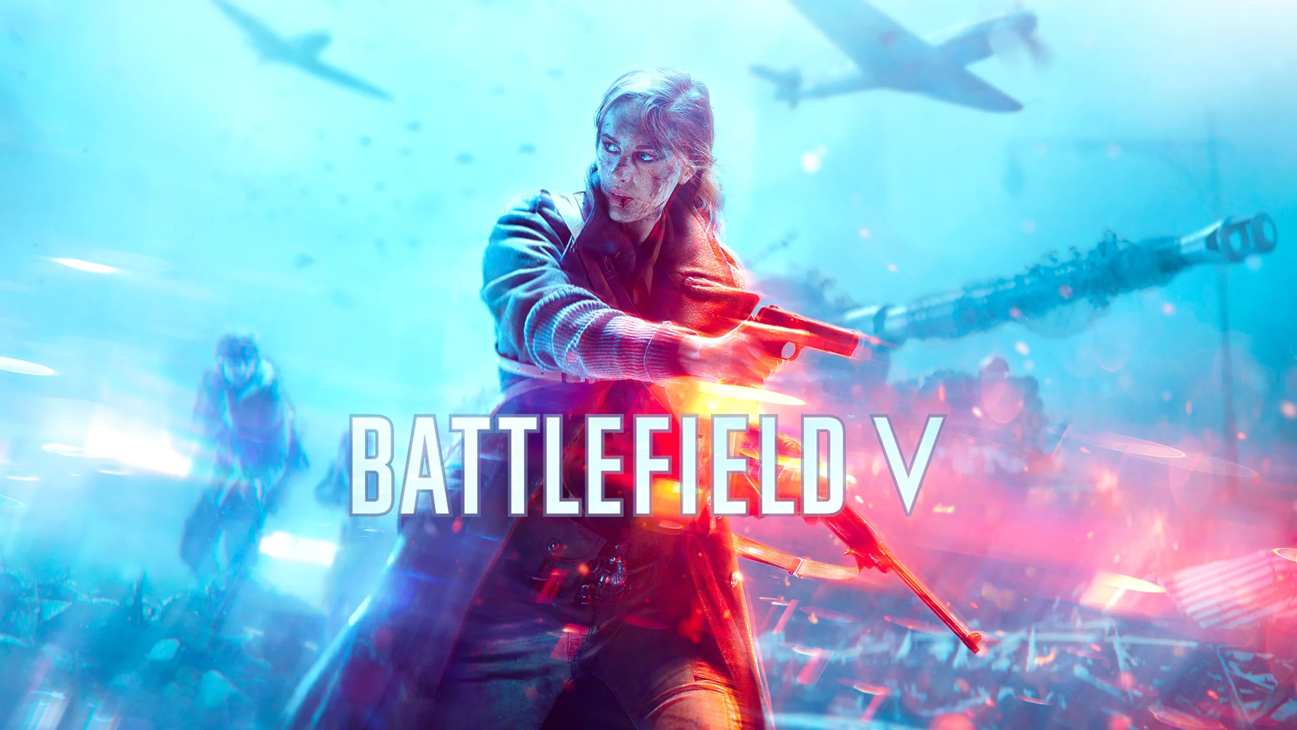 Battlefield 5 : Key art avec logo. Battlefield 5 : Key art avec logo.