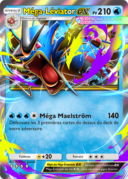 Pokemon TCG Pocket : Carte Mega-Leviator ex. Pokemon TCG Pocket : Carte Mega-Leviator ex.