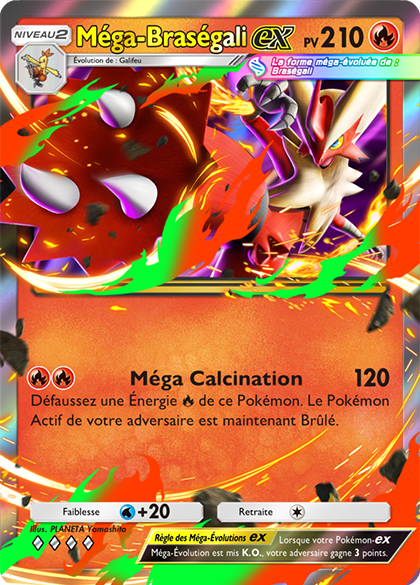 Pokemon Pocket : Carte Mega-Brasegali ex.