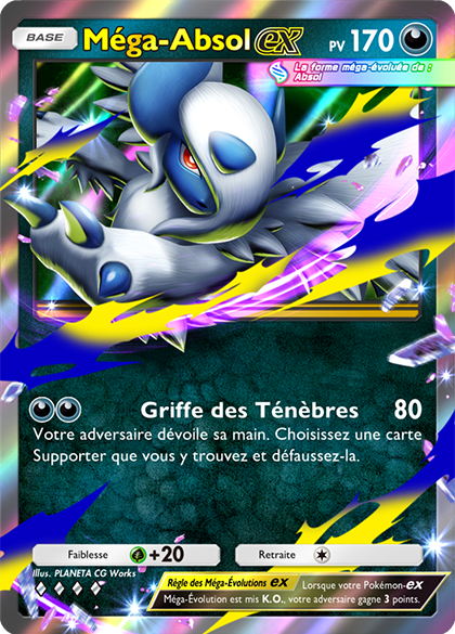 TCG Pocket : Carte Mega-Absol ex. TCG Pocket : Carte Mega-Absol ex.