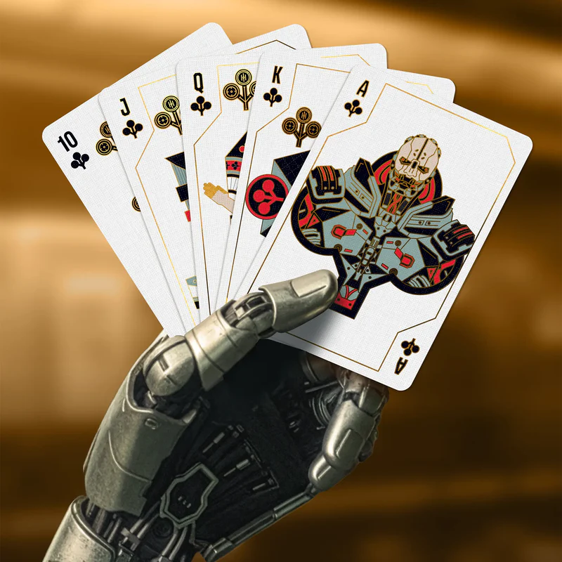 Cyberpunk 2077 : Exemple de main avec les cartes a jouer. Cyberpunk 2077 : Exemple de main avec les cartes a jouer.