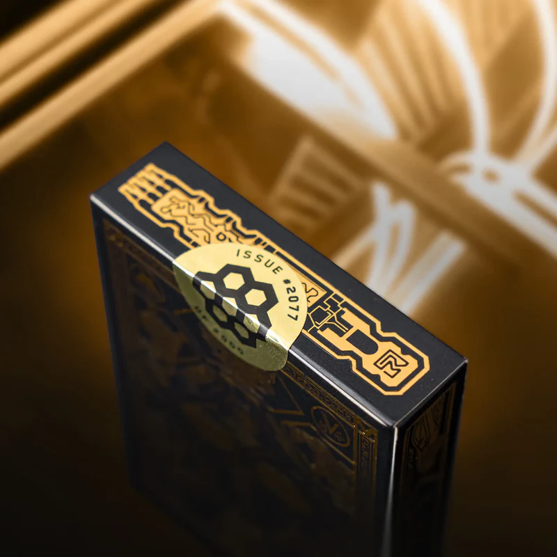 Cyberpunk 2077 : Cartes a jouer Gold Dyenamik BoÃ®te ScellÃ©e.