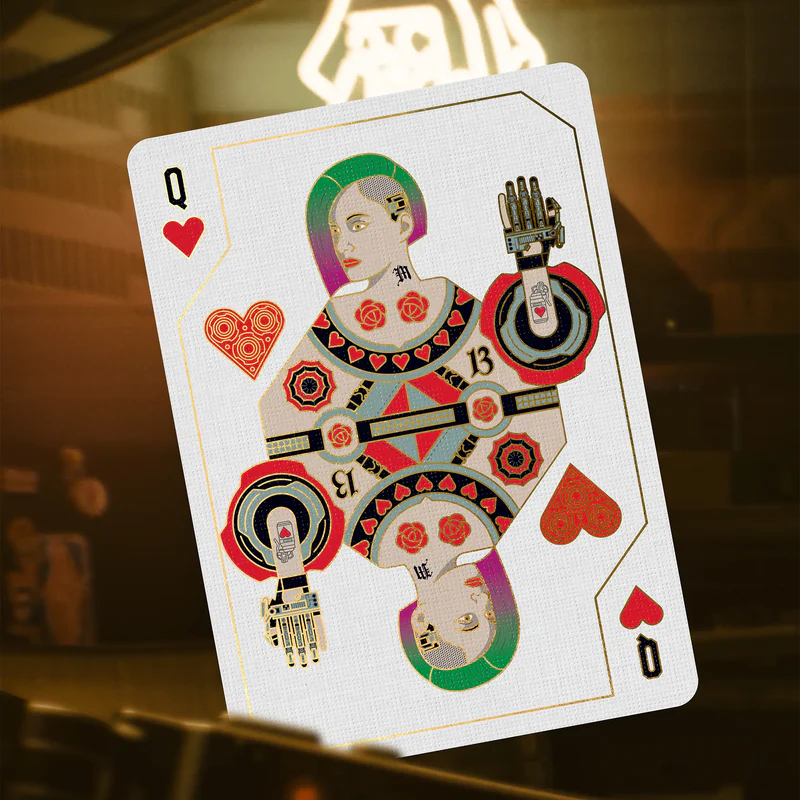 Cartes à jouer à l'effigie de Judy. Cartes à jouer à l'effigie de Judy.