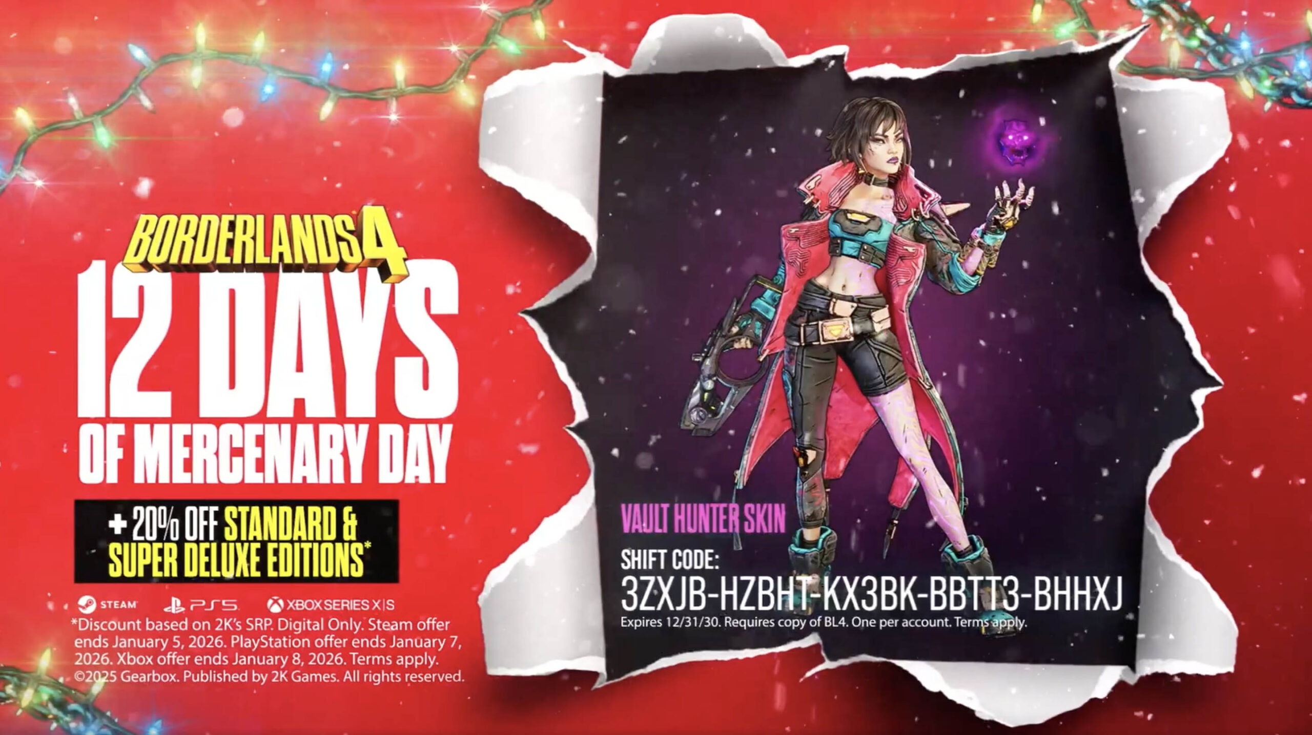 Skin Children of the Vex gratuit pour Borderlands 4. Skin Children of the Vex gratuit pour Borderlands 4.