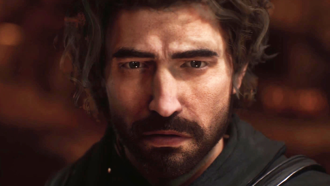 Gros plan sur le visage de Gustave dans Clair Obscur Expedition 33. Gros plan sur le visage de Gustave dans Clair Obscur Expedition 33.