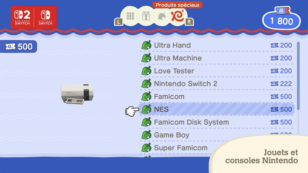 Acheter une NES dans Animal Crossing New Horizons. Acheter une NES dans Animal Crossing New Horizons.