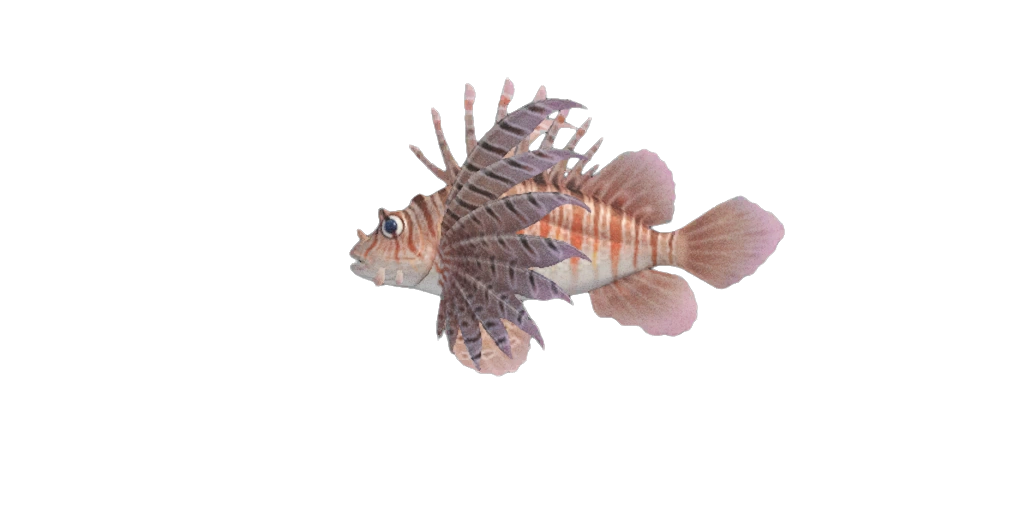 Le poisson-scorpion de New Horizons sur les consoles Nintendo Switch.