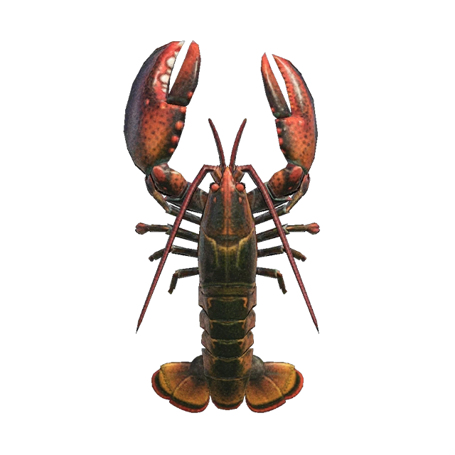 Le homard dans Animal Crossing New Horizons.