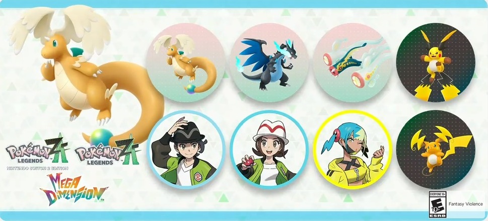 Icones du DLC de Pokemon ZA pour les abonnés au Nintendo Switch Online. Icones du DLC de Pokemon ZA pour les abonnés au Nintendo Switch Online.