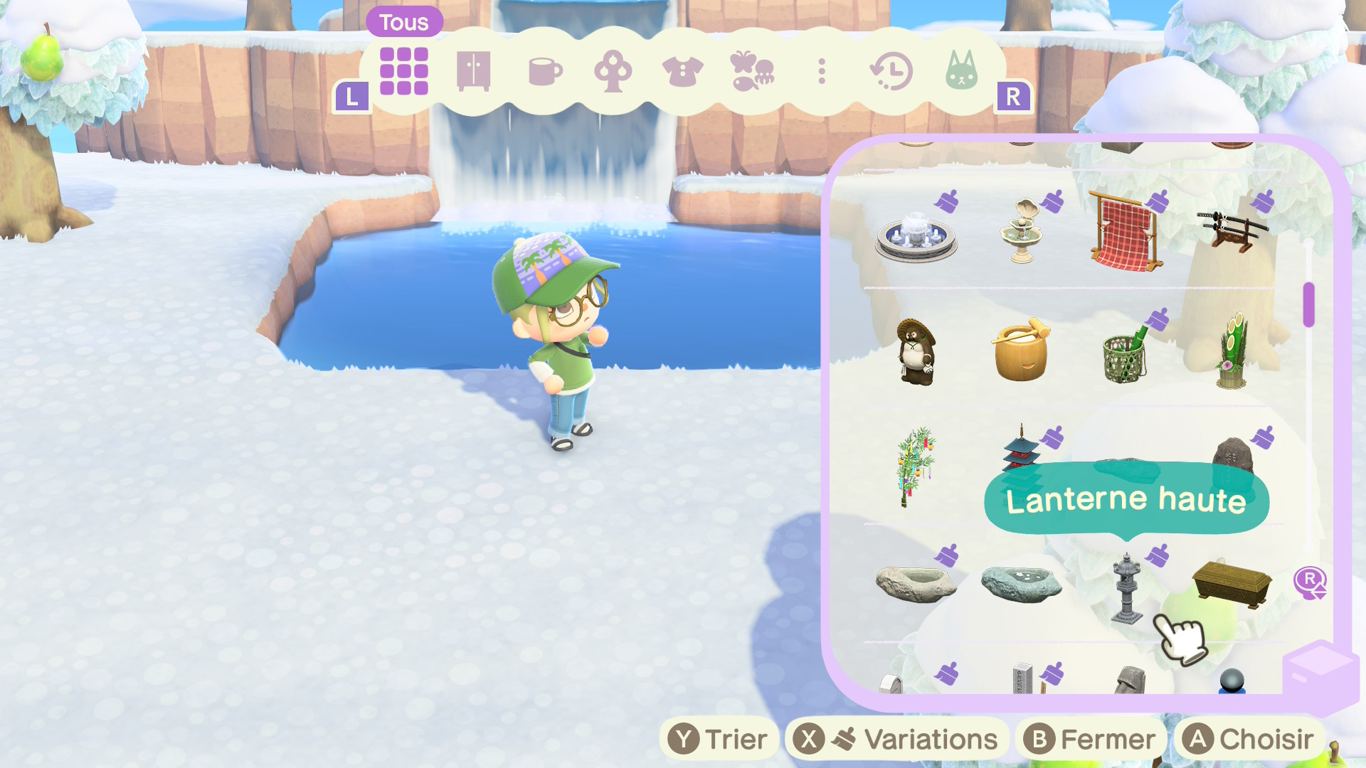 Liste de meubles Ã  installer dans sa rÃªver'Ã®le d'ACNH 3.0.