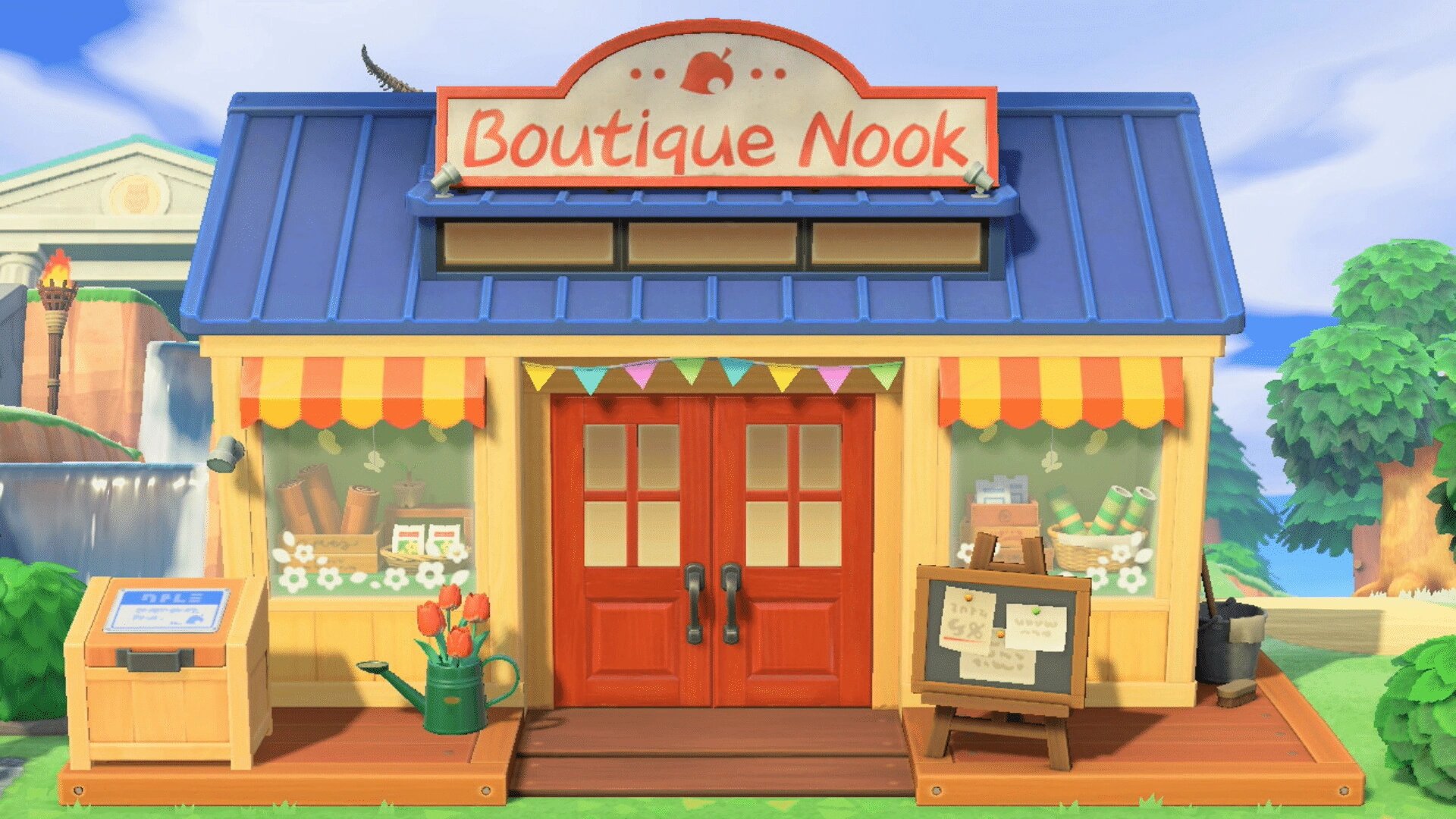 La boutique Nook de niveau 2 dans Animal Crossing New Horizons. La boutique Nook de niveau 2 dans Animal Crossing New Horizons.