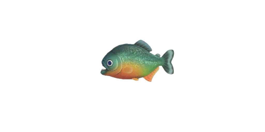 Le Piranha dans Animal Crossing New Horizons.