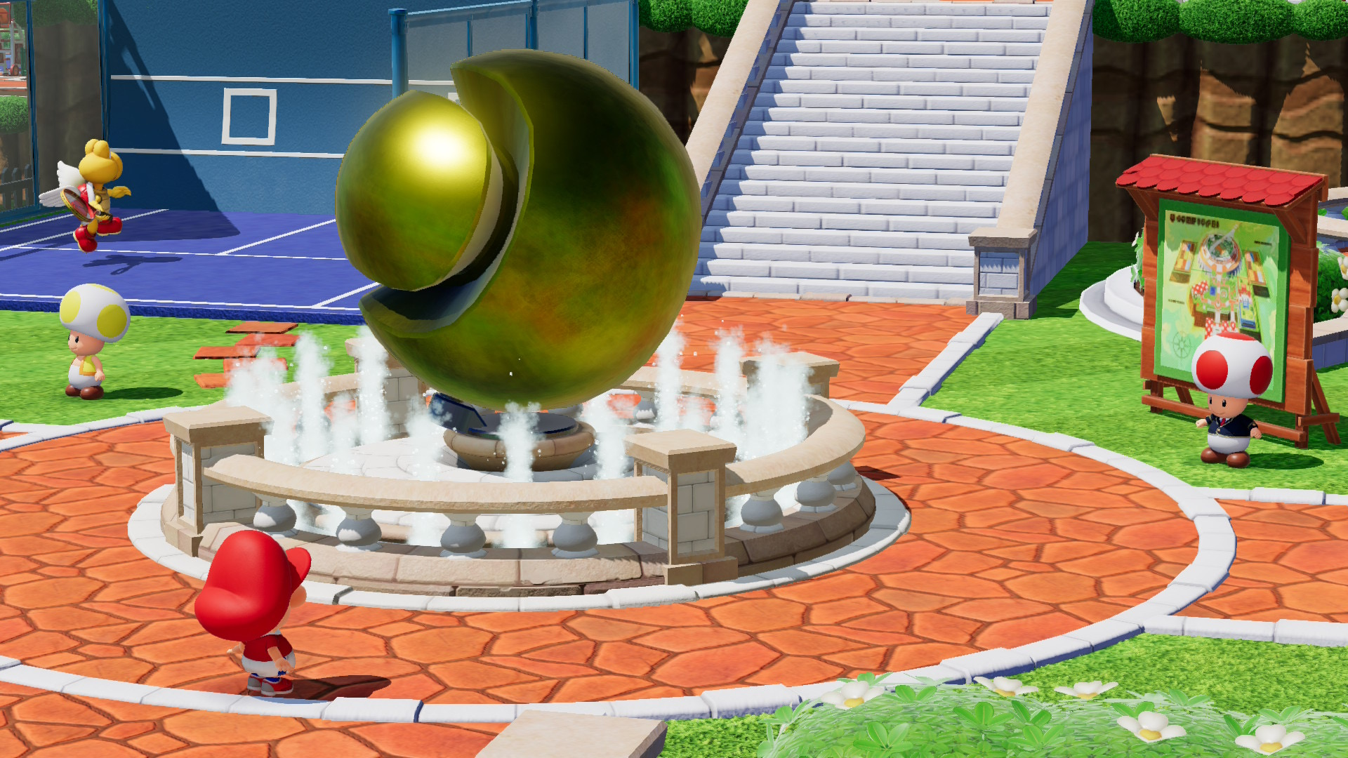 BÃ©bÃ© Mario Ã  l'acadÃ©mie de tennis.