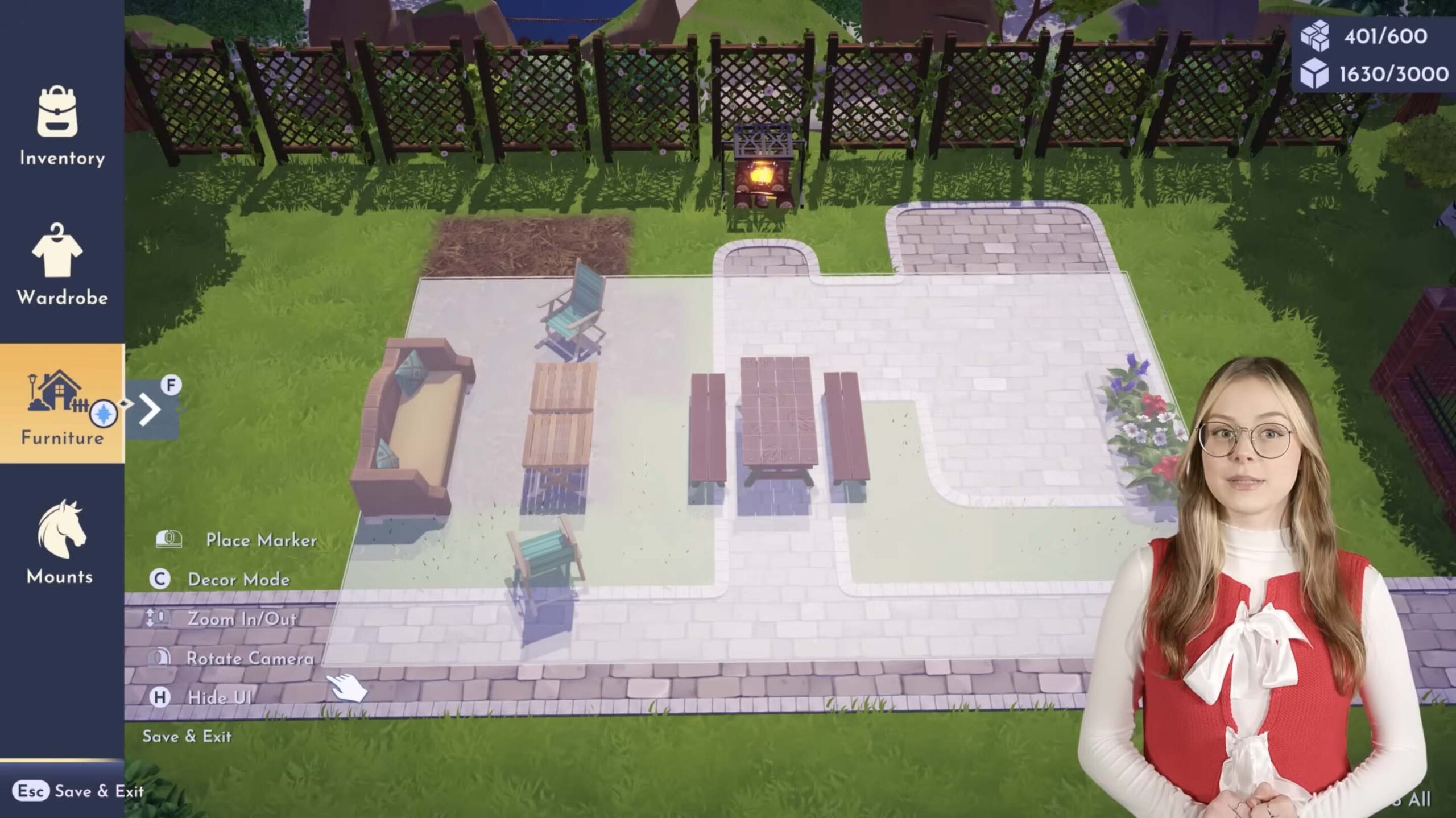 SÃ©lection groupÃ©e des objets dans Disney Dreamlight Valley.