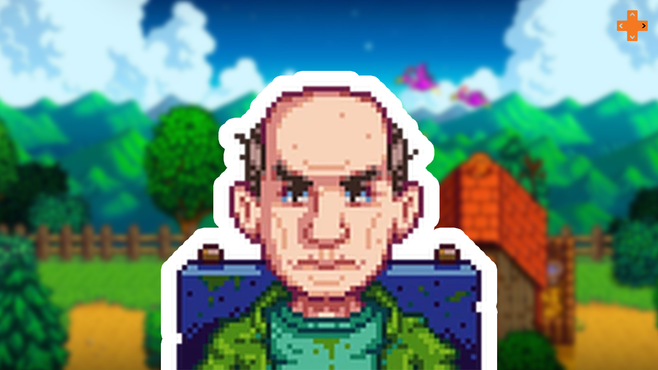 George, le vieux bougon de Stardew Valley. George, le vieux bougon de Stardew Valley.