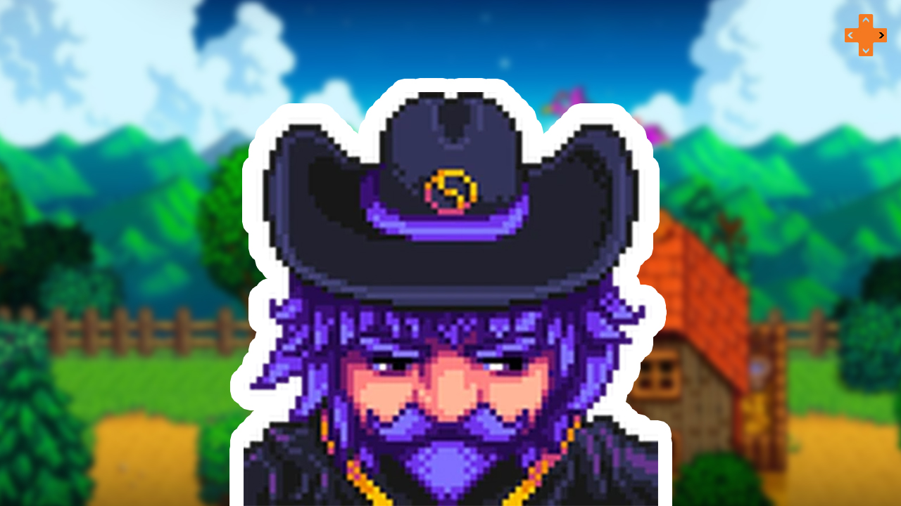 Rasmodius, le sorcier de Stardew Valley. Rasmodius, le sorcier de Stardew Valley.