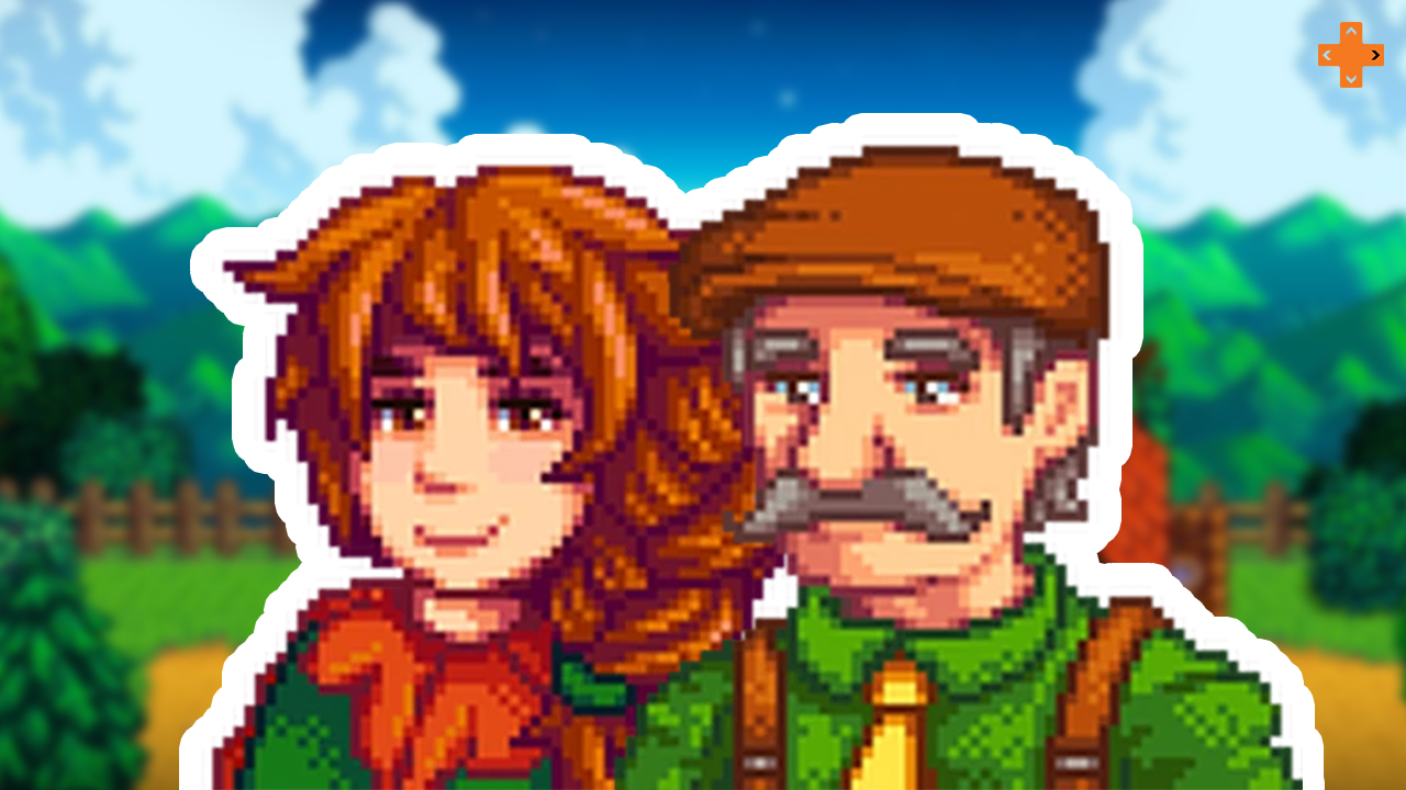 Marnie et Lewis de Stardew Valley.