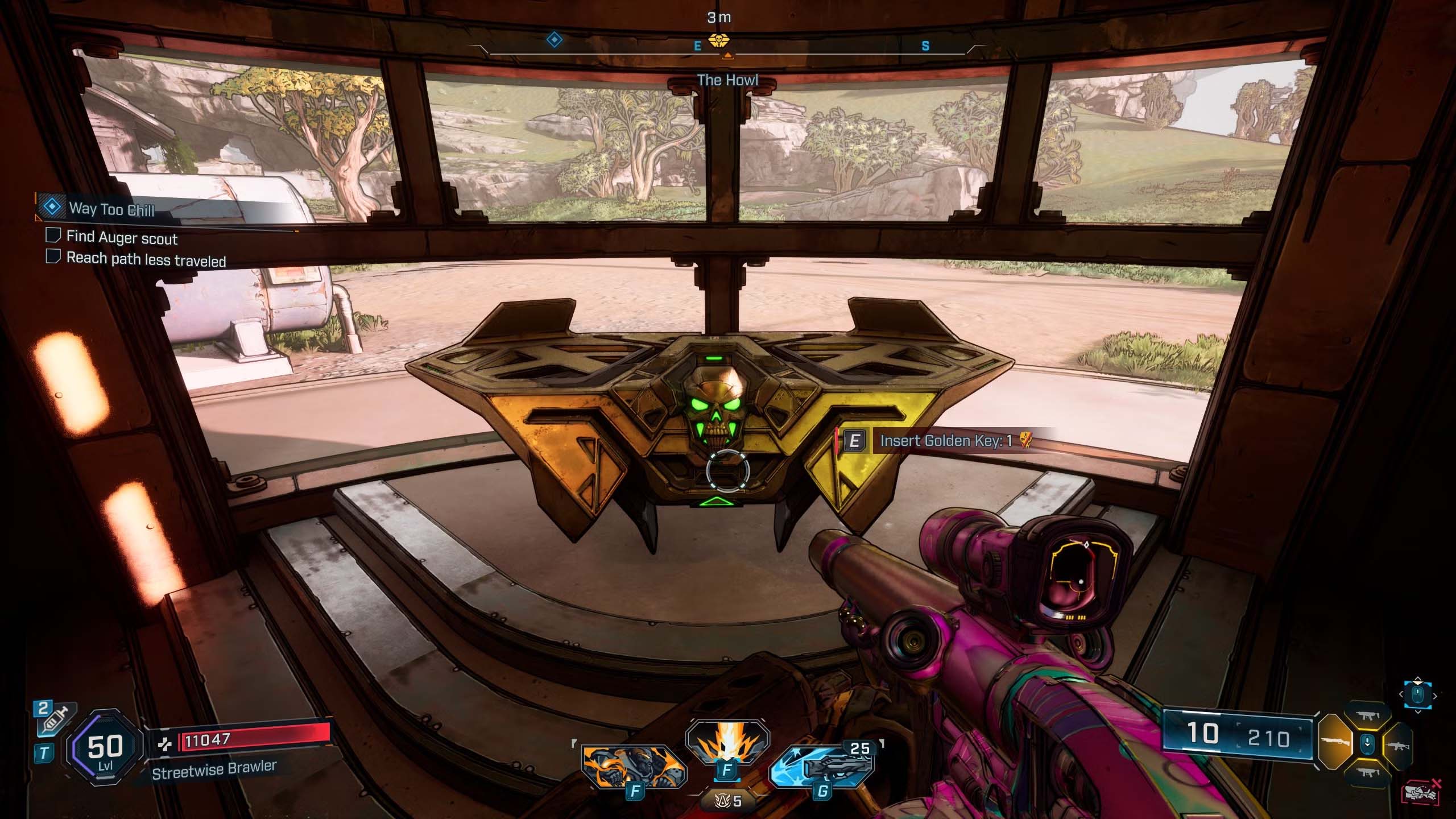 Un coffre en or avec lequel utiliser les clés dorées de Borderlands 4. Un coffre en or avec lequel utiliser les clés dorées de Borderlands 4.