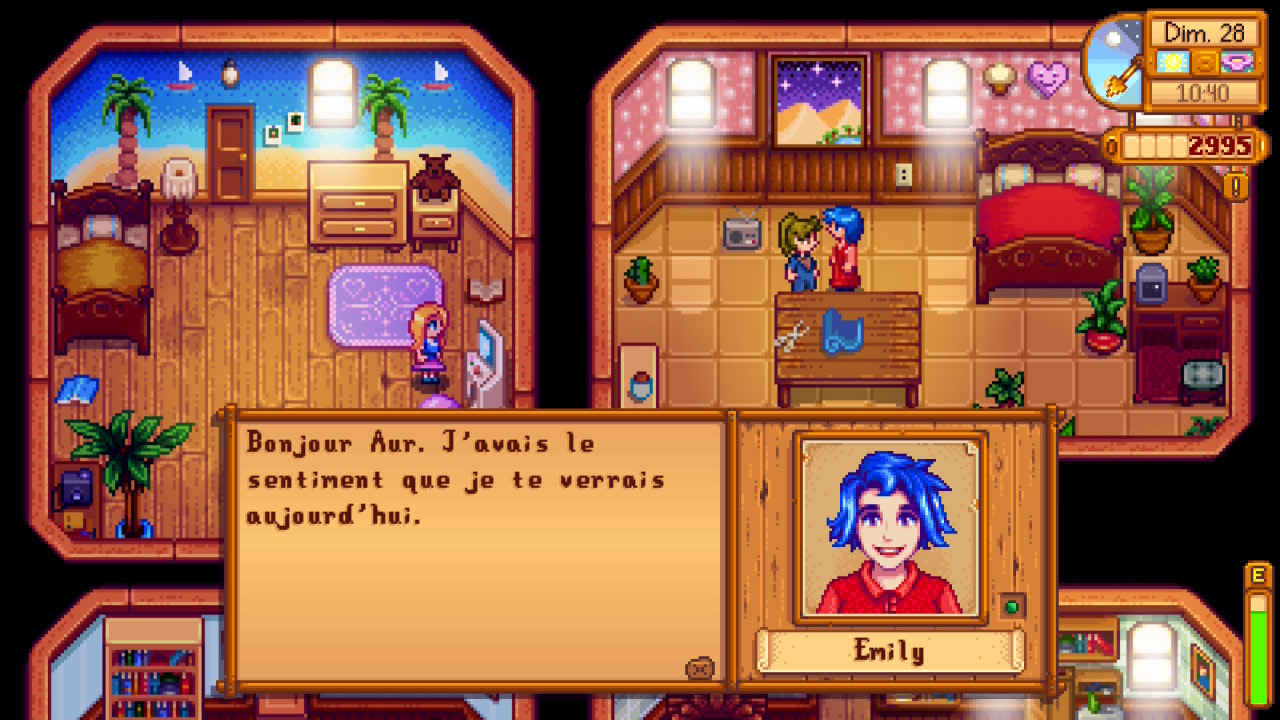 Emily était sûre de nous voir dans Stardew Valley. Emily était sûre de nous voir dans Stardew Valley.