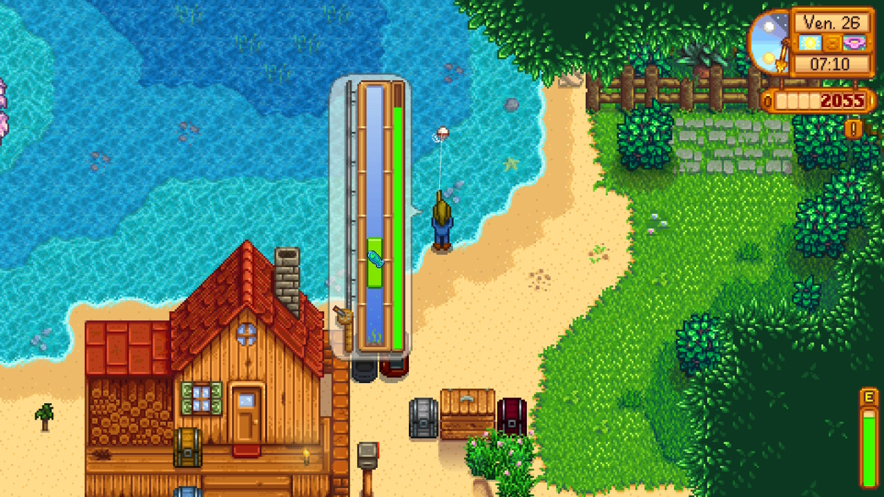 PÃªcher Ã  la ferme dans Stardew Valley.