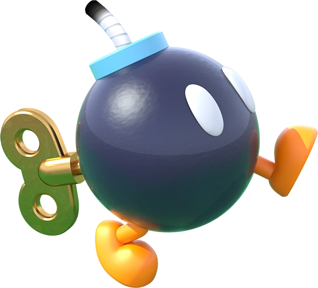 Bob-Omb, le personnage bombe de Mario.