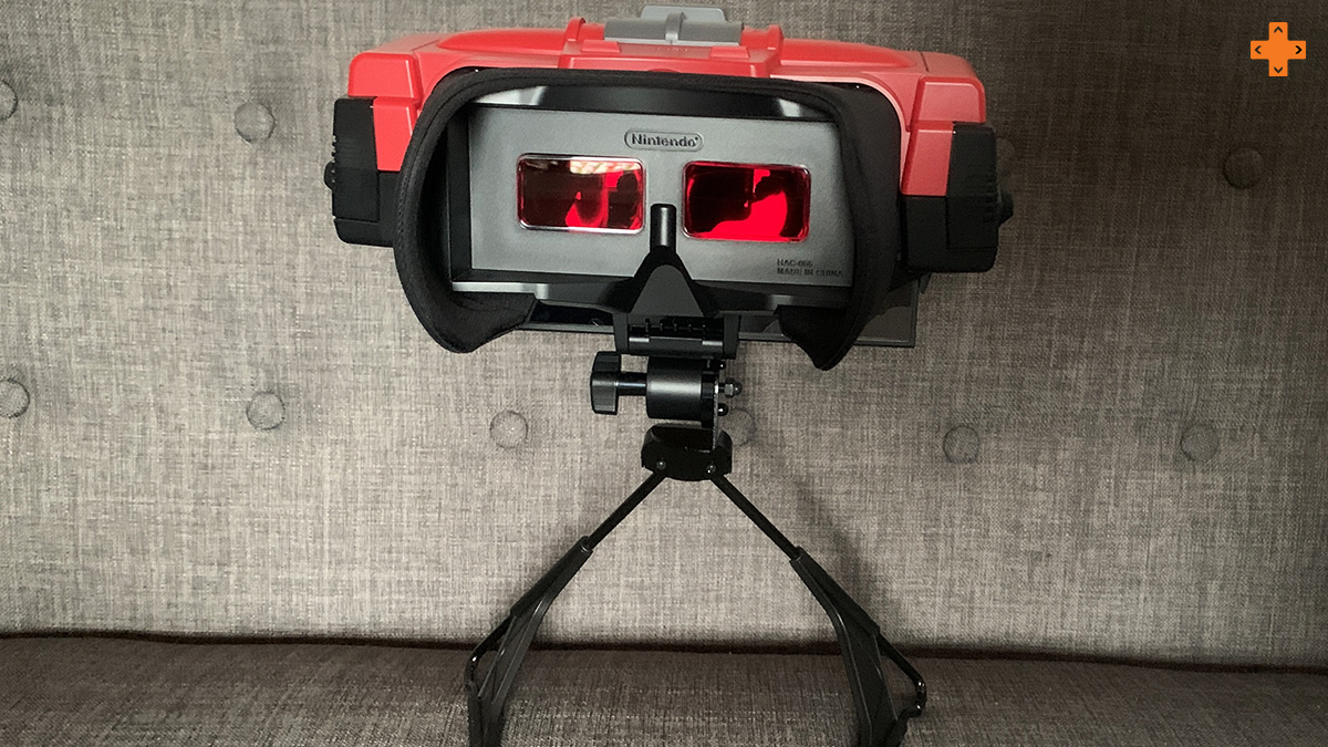 Photo du casque Virtual Boy pour la Nintendo Switch 2. Photo du casque Virtual Boy pour la Nintendo Switch 2.