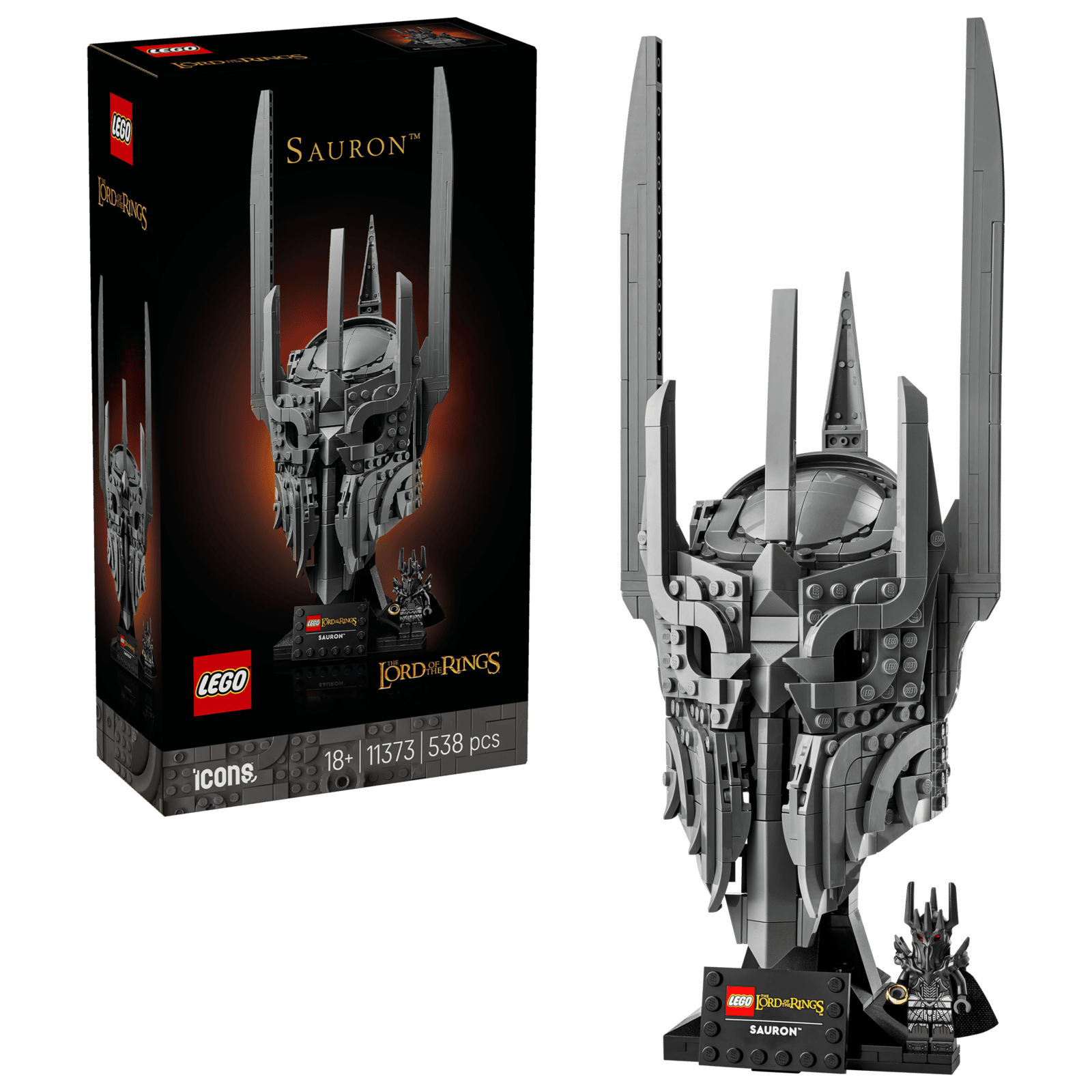 Set LEGO Icons Seigneur des Anneaux 11373 Casque Sauron Set LEGO Icons Seigneur des Anneaux 11373 Casque Sauron