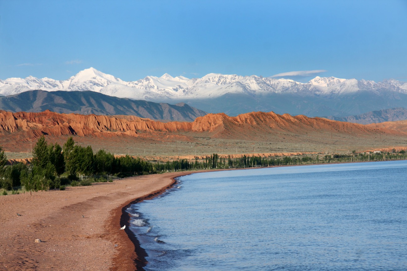 Lac Issyk Kul.