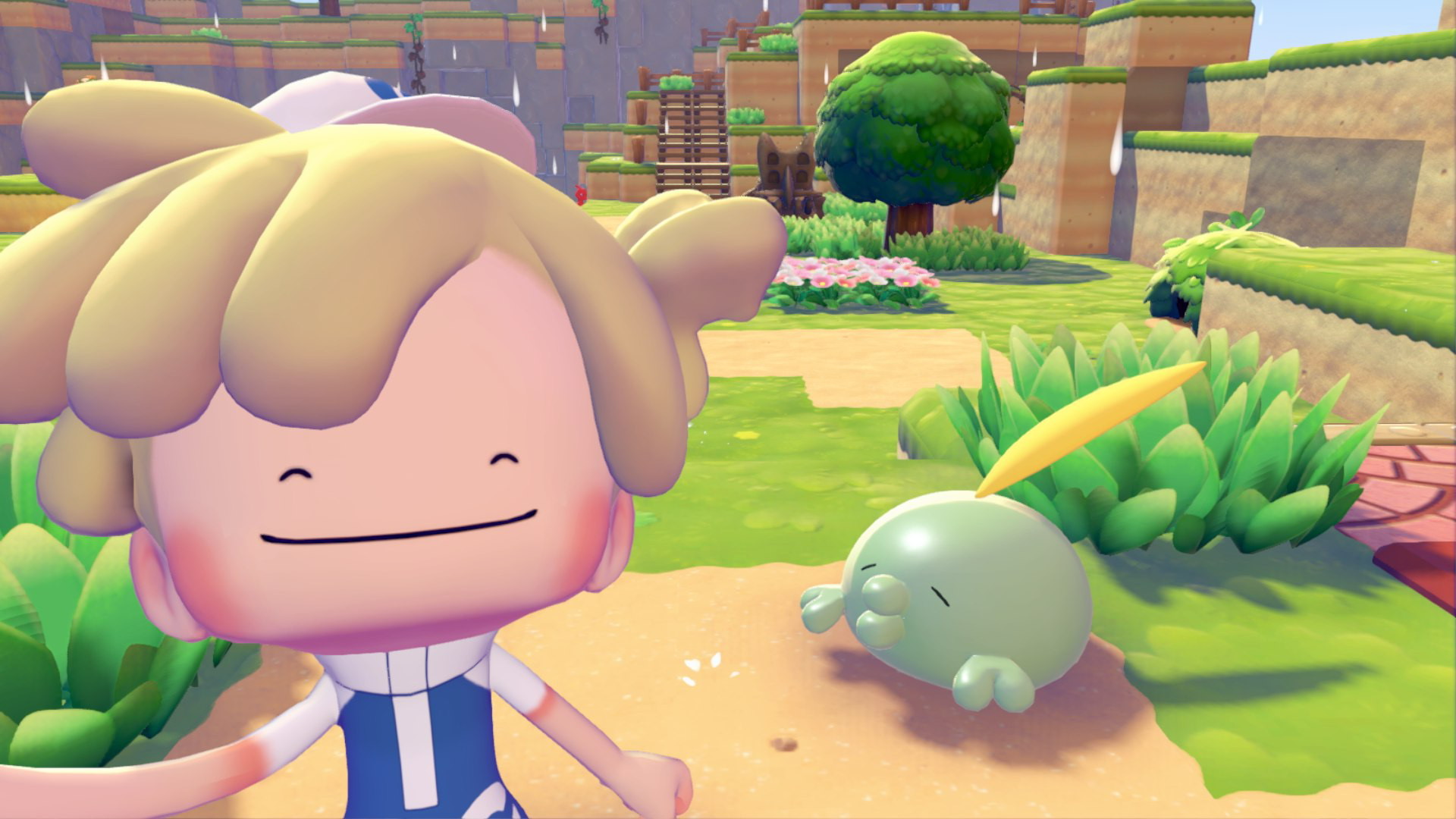 Gloupti dans Pokemon Pokopia. Gloupti dans Pokemon Pokopia.