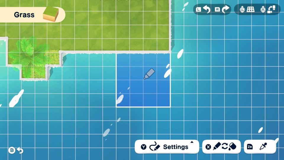 Le mode bâtisseur de Tomodachi Life sur Nintendo Switch. Le mode bâtisseur de Tomodachi Life sur Nintendo Switch.