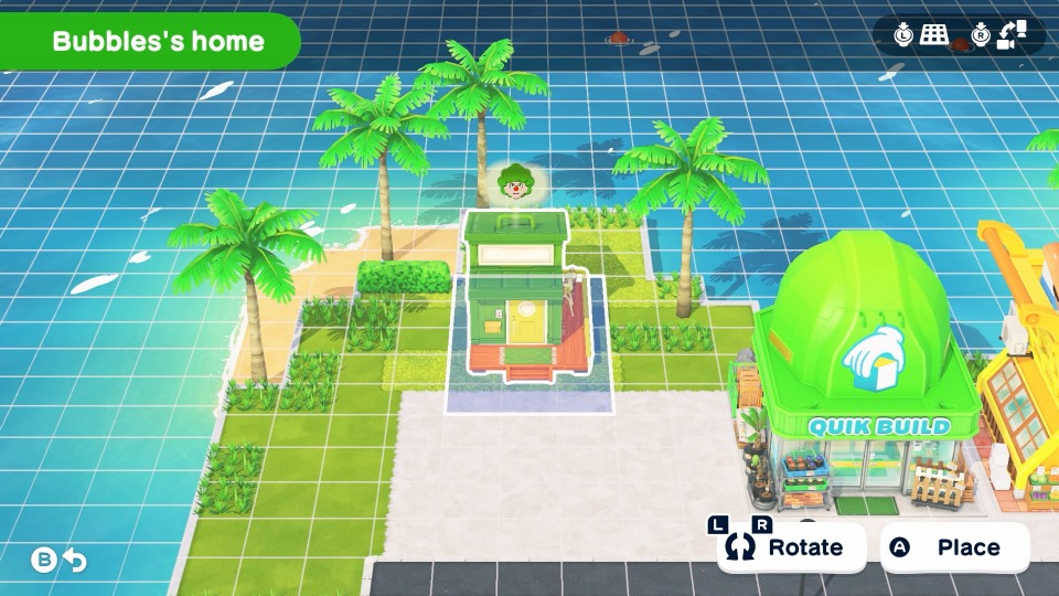 Placer une maison sur la carte dans Tomodachi Life Une vie de rêve. Placer une maison sur la carte dans Tomodachi Life Une vie de rêve.