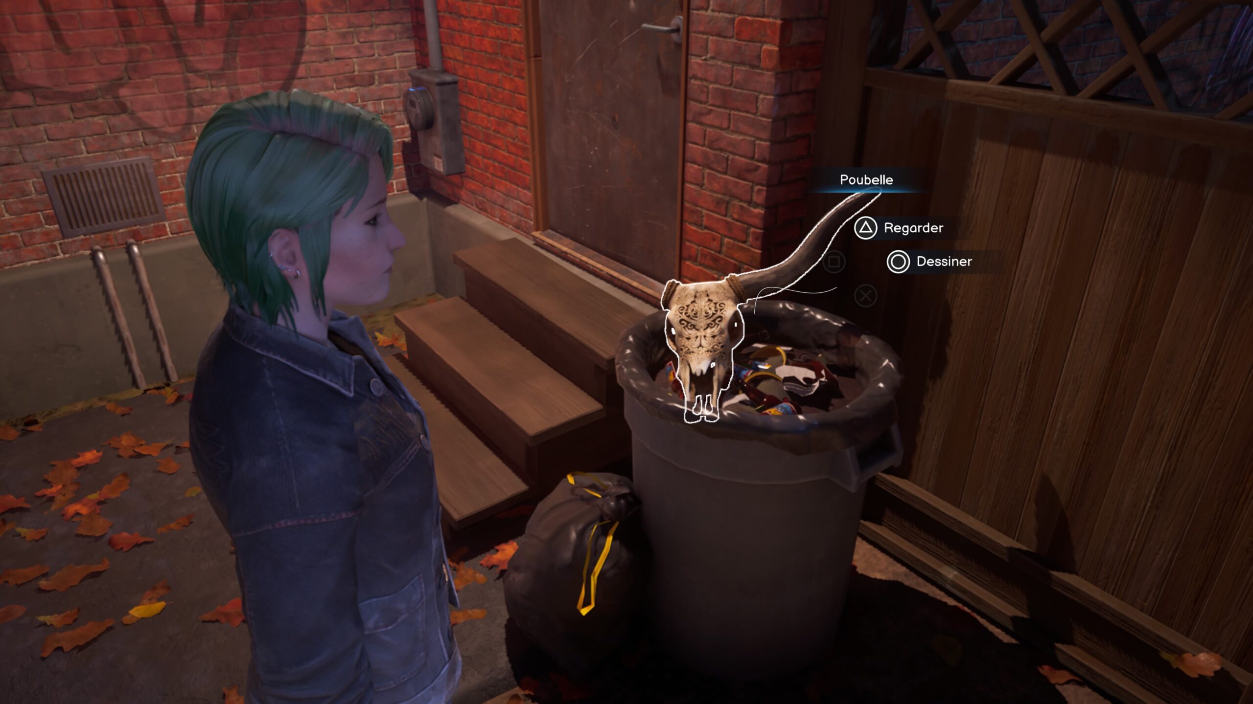 Chloe peut dessiner sur des Ã©lÃ©ments de dÃ©cor.