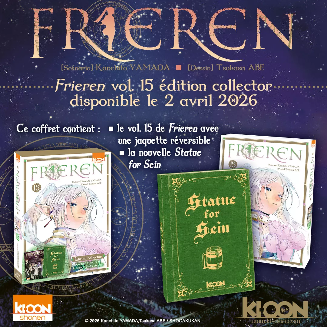 Collector du tome 15 de Frieren. Collector du tome 15 de Frieren.