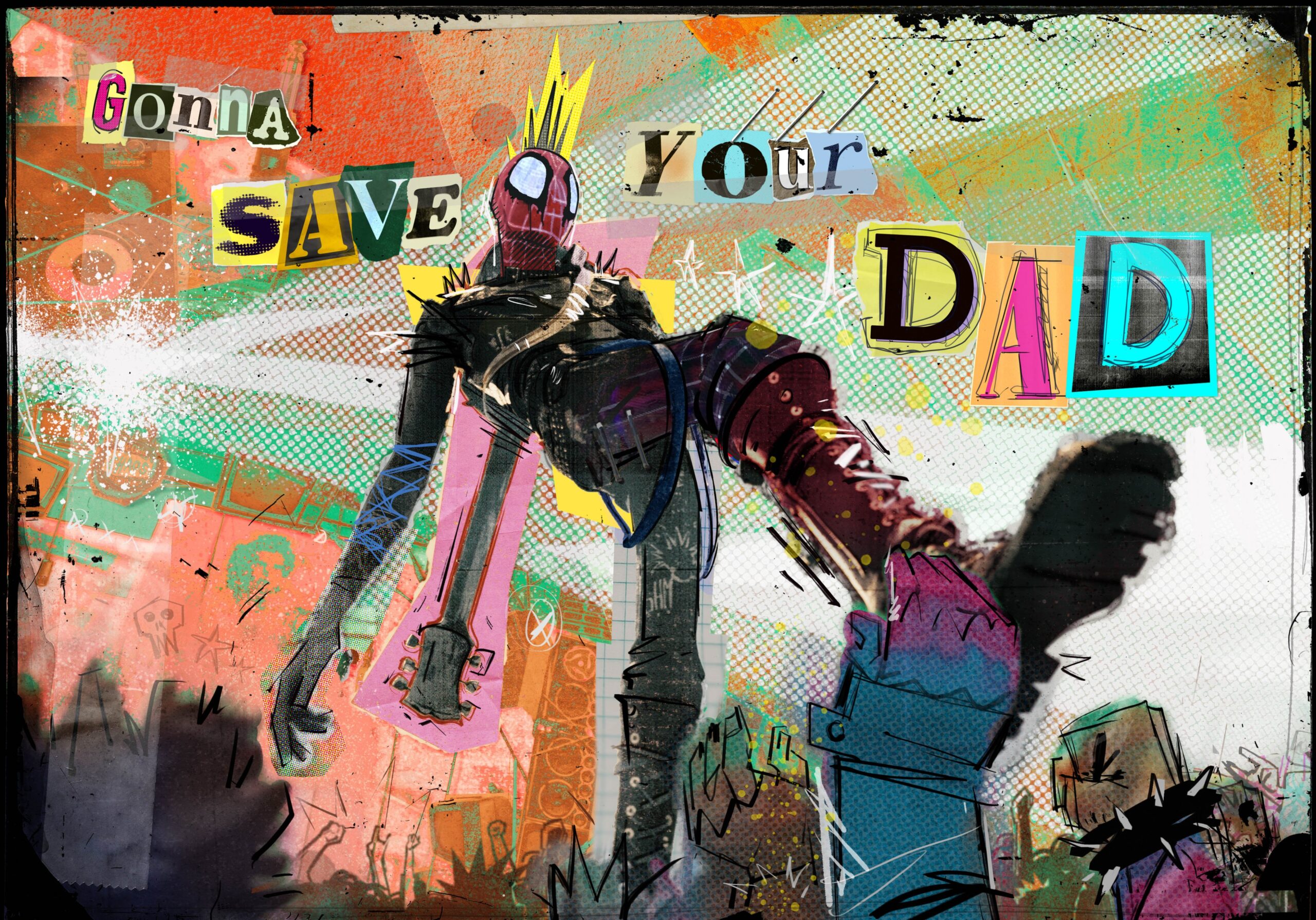 Spider-Punk dans Beyond the Spider-Verse.