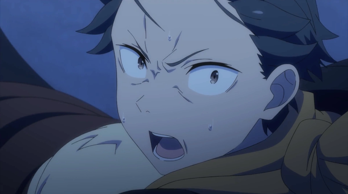 Subaru en danger dans l'Ã©pisode 2 de la saison 4 de ReZero.