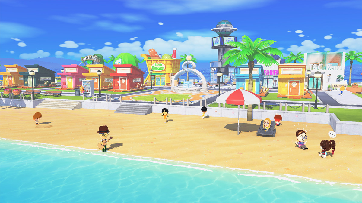 La plage de Tomodachi Life Une vie de rêve. La plage de Tomodachi Life Une vie de rêve.