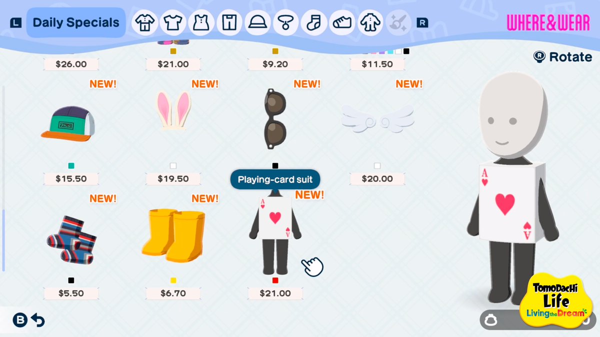 Boutique de prêt-à -porter de Tomodachi Life une vie de rêve. Boutique de prêt-à -porter de Tomodachi Life une vie de rêve.