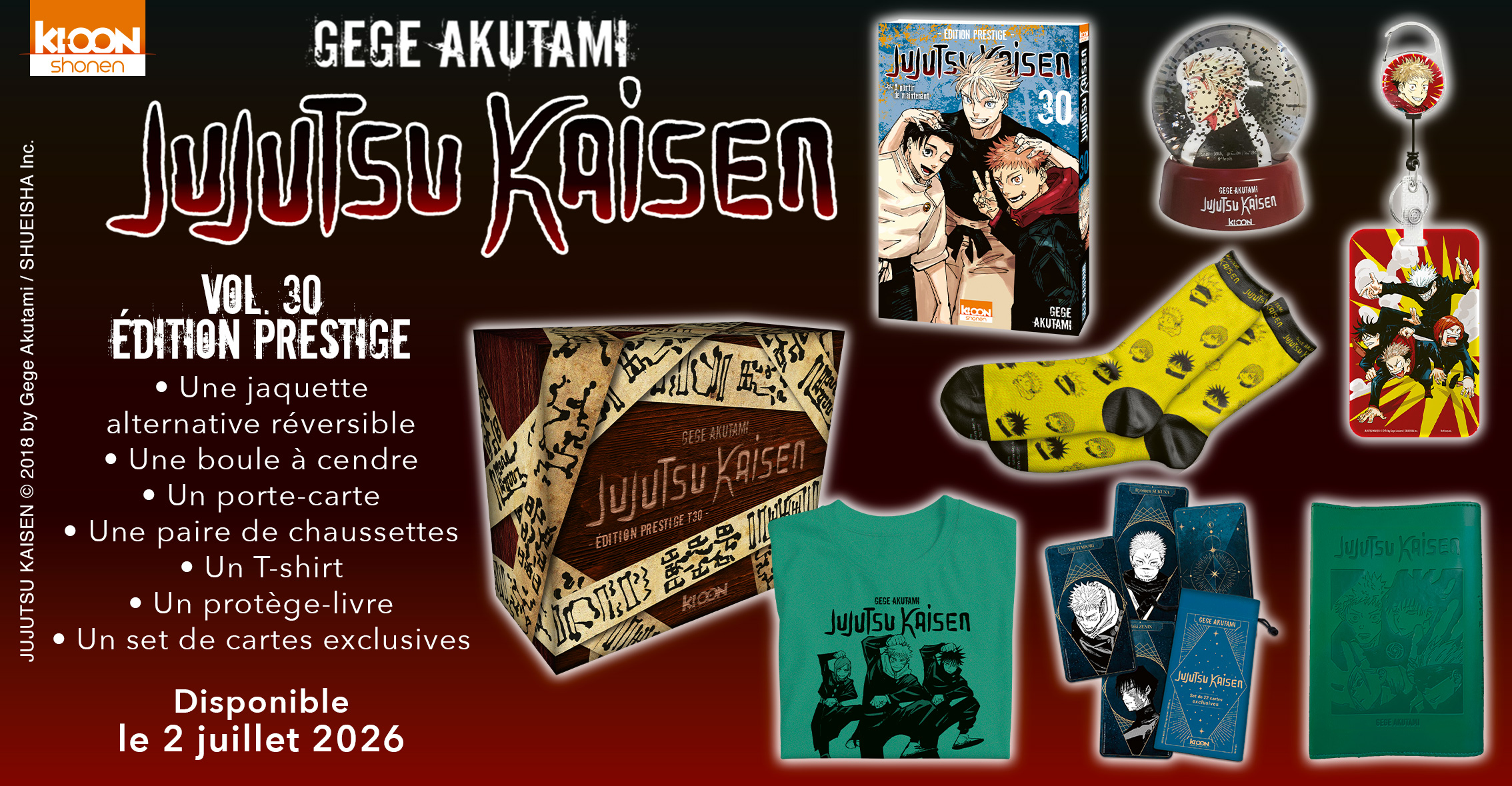 Ãdition Prestige du tome 30 de Jujutsu Kaisen. Ãdition Prestige du tome 30 de Jujutsu Kaisen.