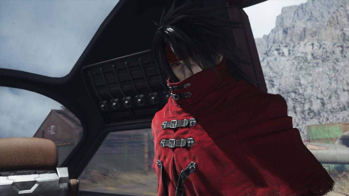 Vincent Valentine de FF7 Rebirth. Vincent Valentine de FF7 Rebirth.