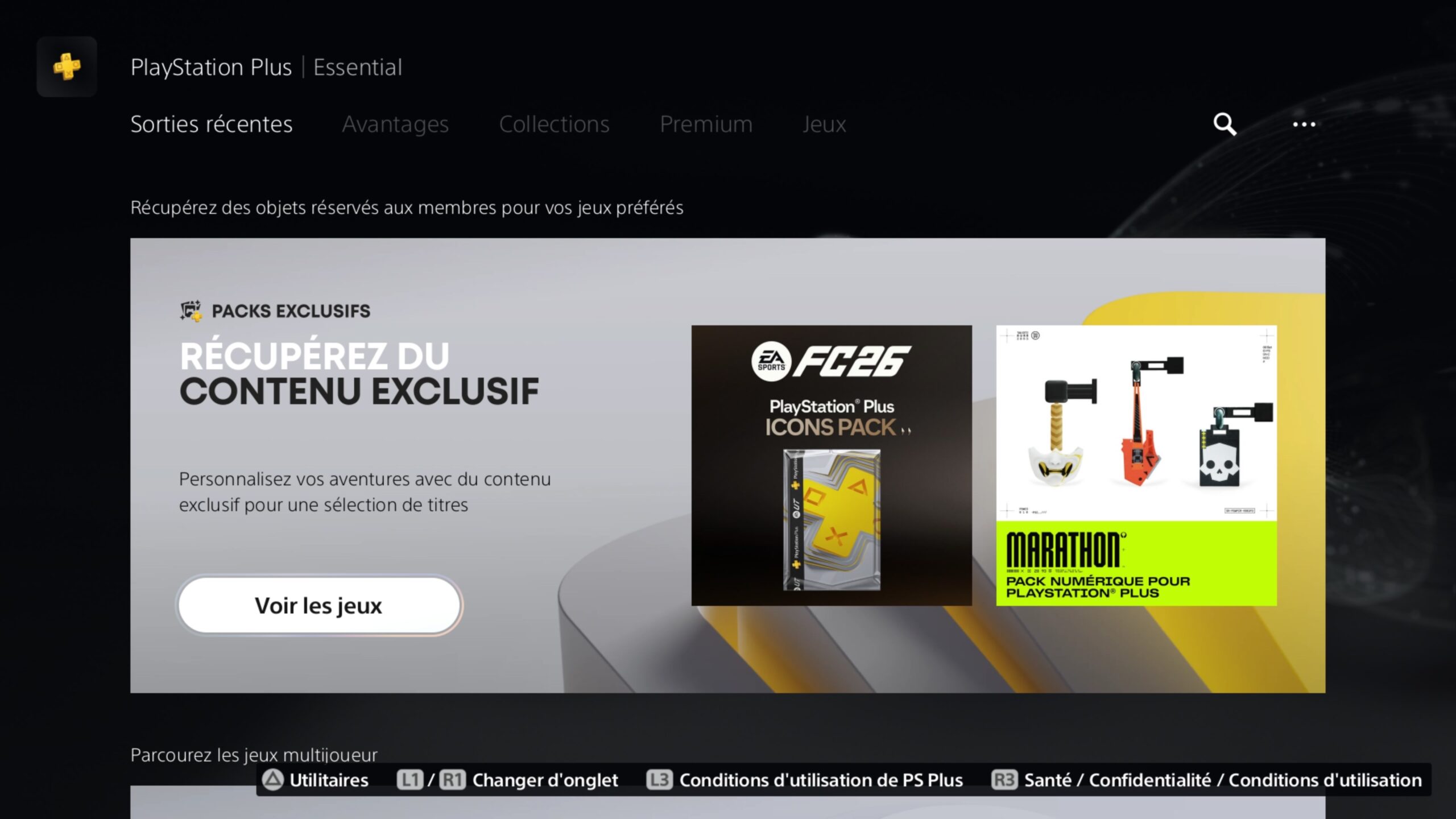 Packs gratuits du PS Plus. Packs gratuits du PS Plus.