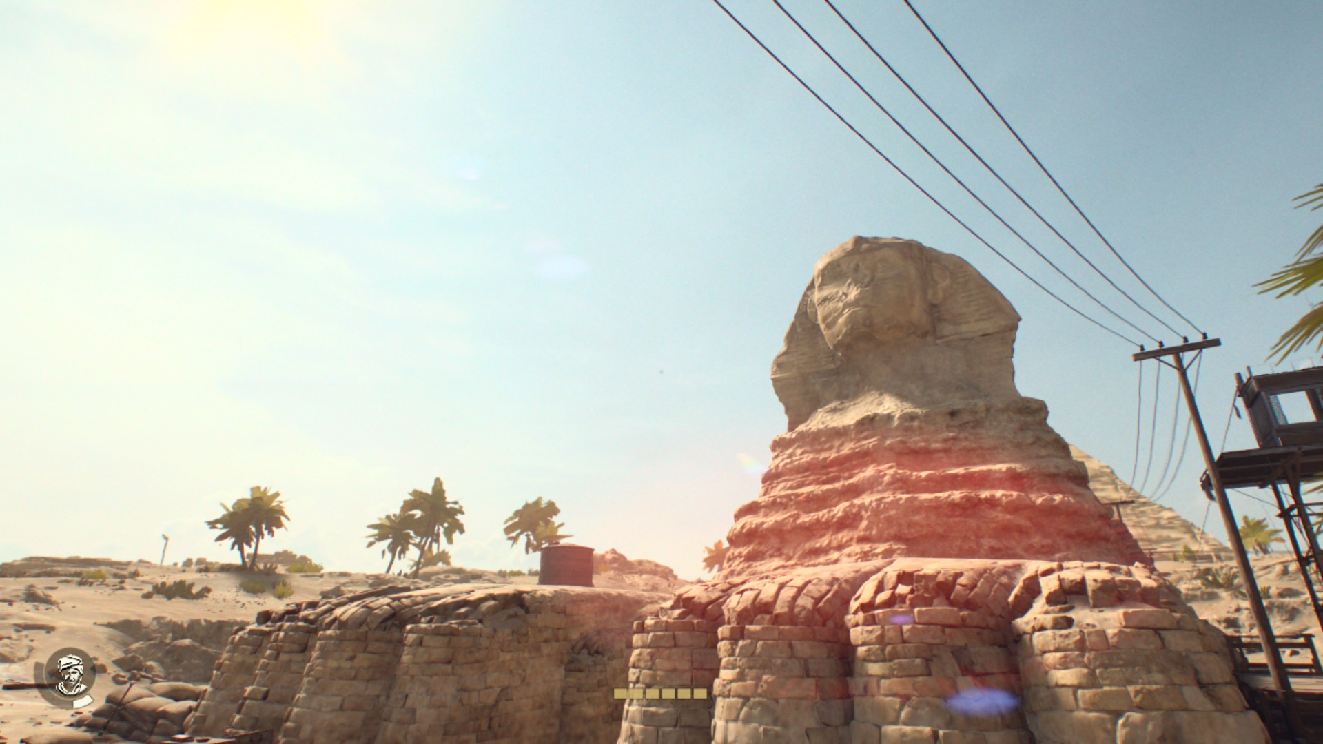 Le sphynx dans Indiana Jones et le Cercle ancien. Le sphynx dans Indiana Jones et le Cercle ancien.