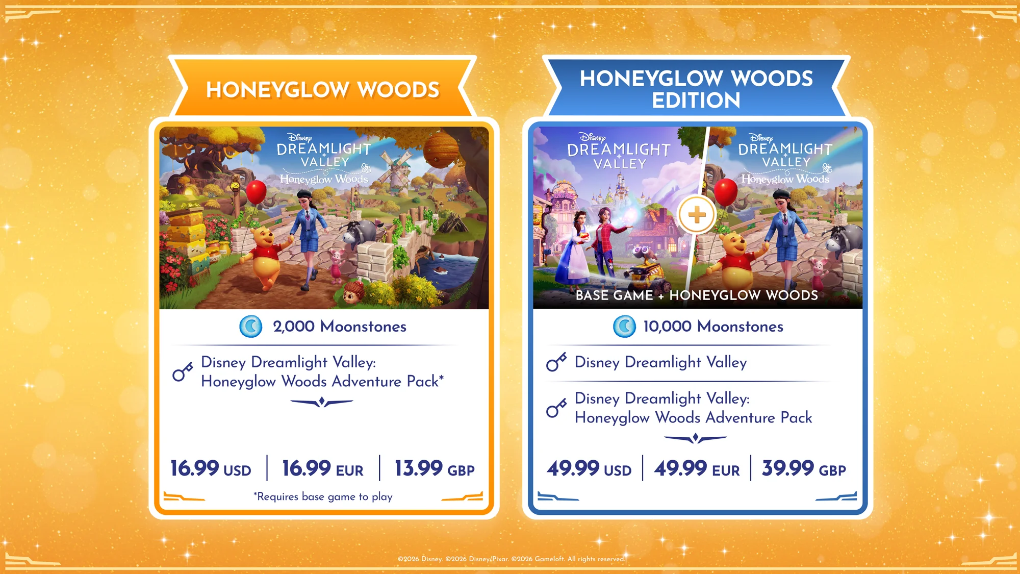 Disney Dreamlight Valley et ses Ã©ditions Honeyglow Woods.