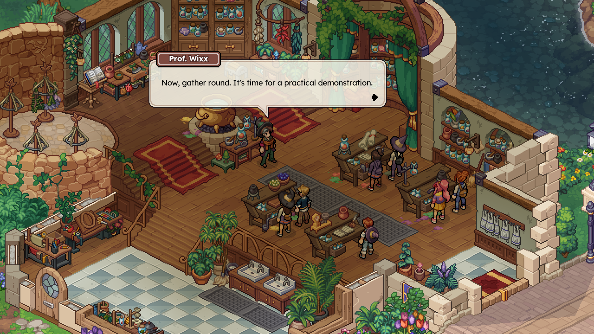 WitchBrook propose des cours de magie.