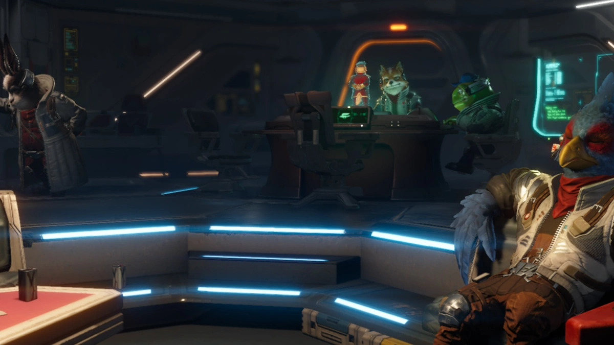 L'Ã©quipage star fox.