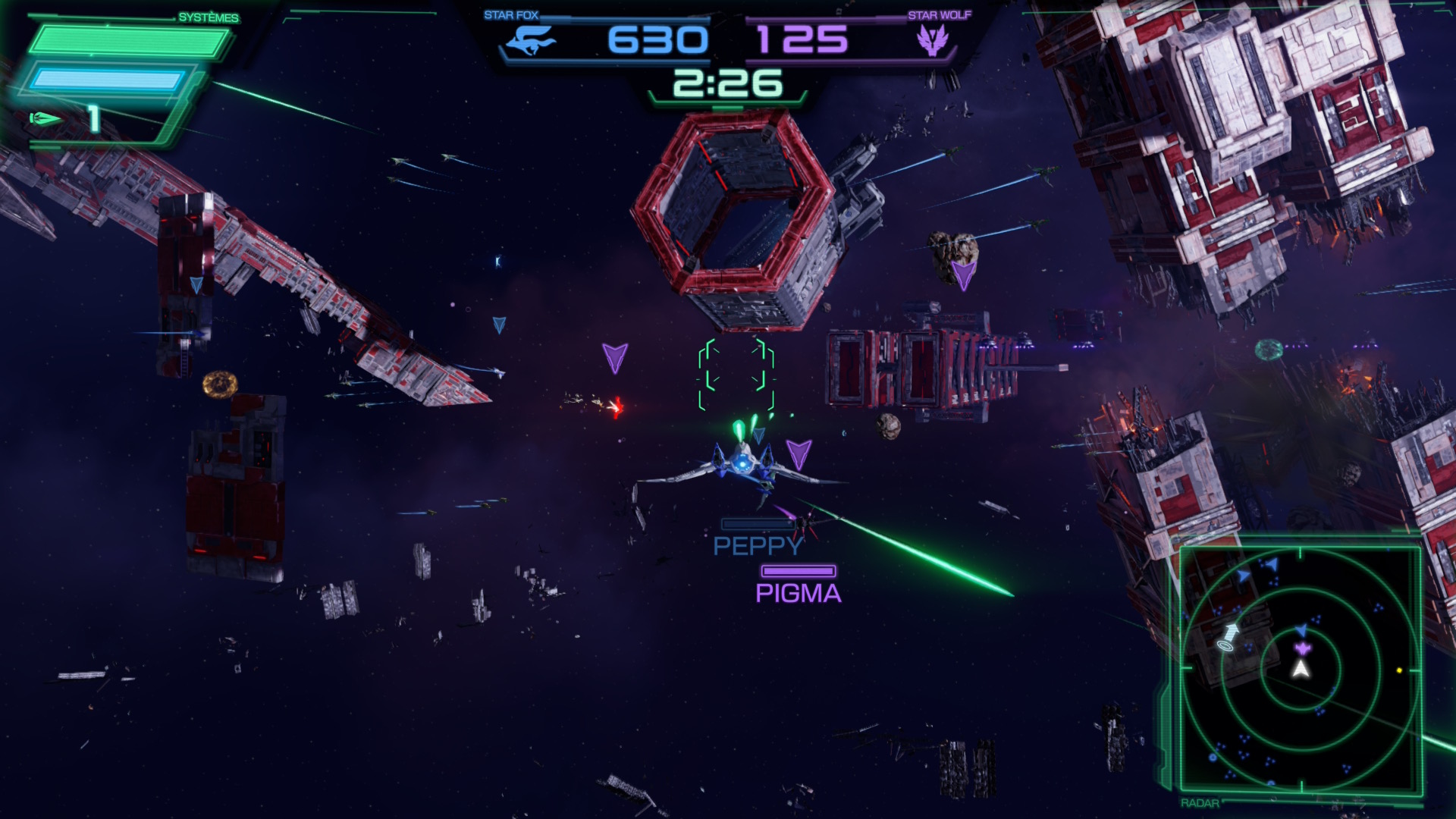 Le multijoueur du remake de Star Fox.