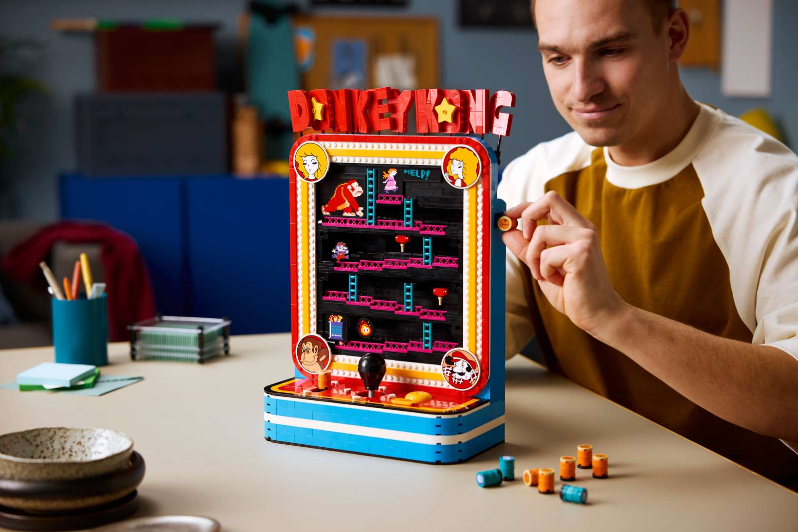 Set LEGO Donkey Kong jeu d'arcade. Set LEGO Donkey Kong jeu d'arcade.