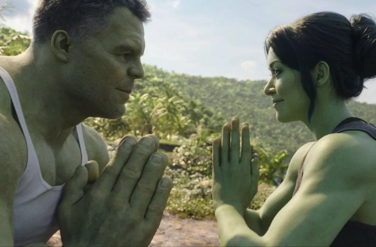 Hulk et She-Hulk dans la sÃ©rie Disney+.