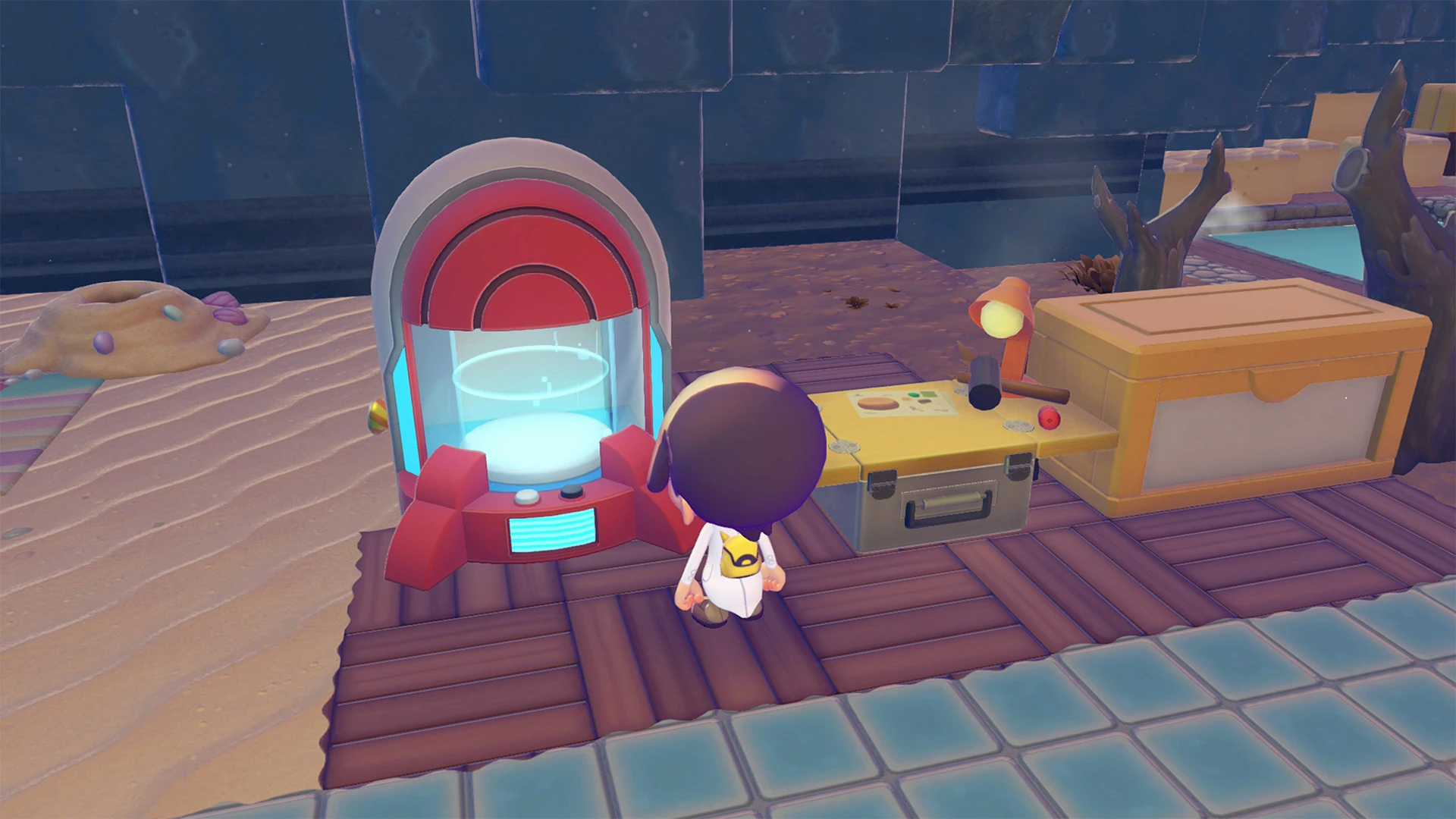 Dispositif de stockage de Pokemon Pokopia.